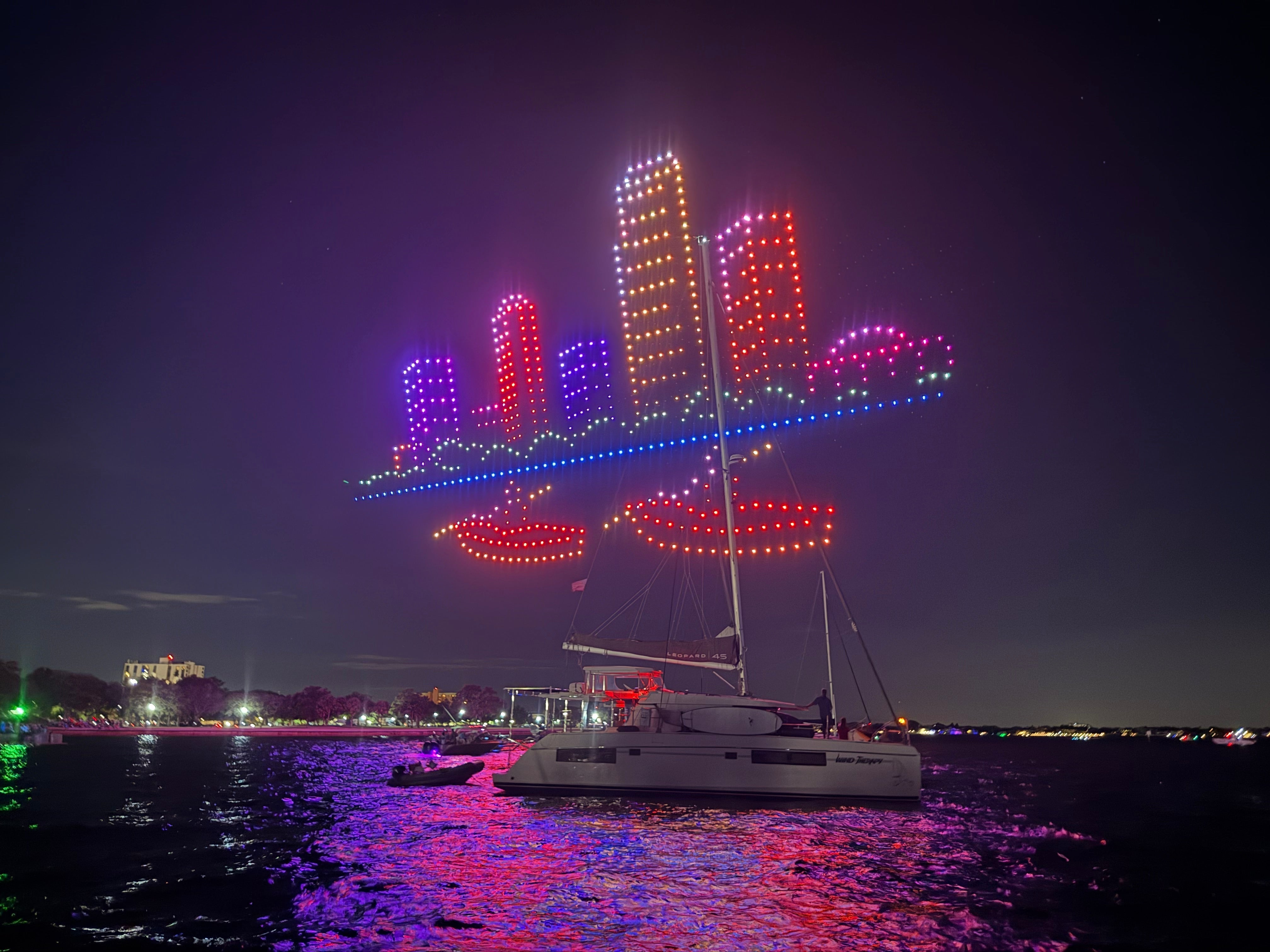 In the Air Tonight: A Thousand Drones Light Up Tampa Bay